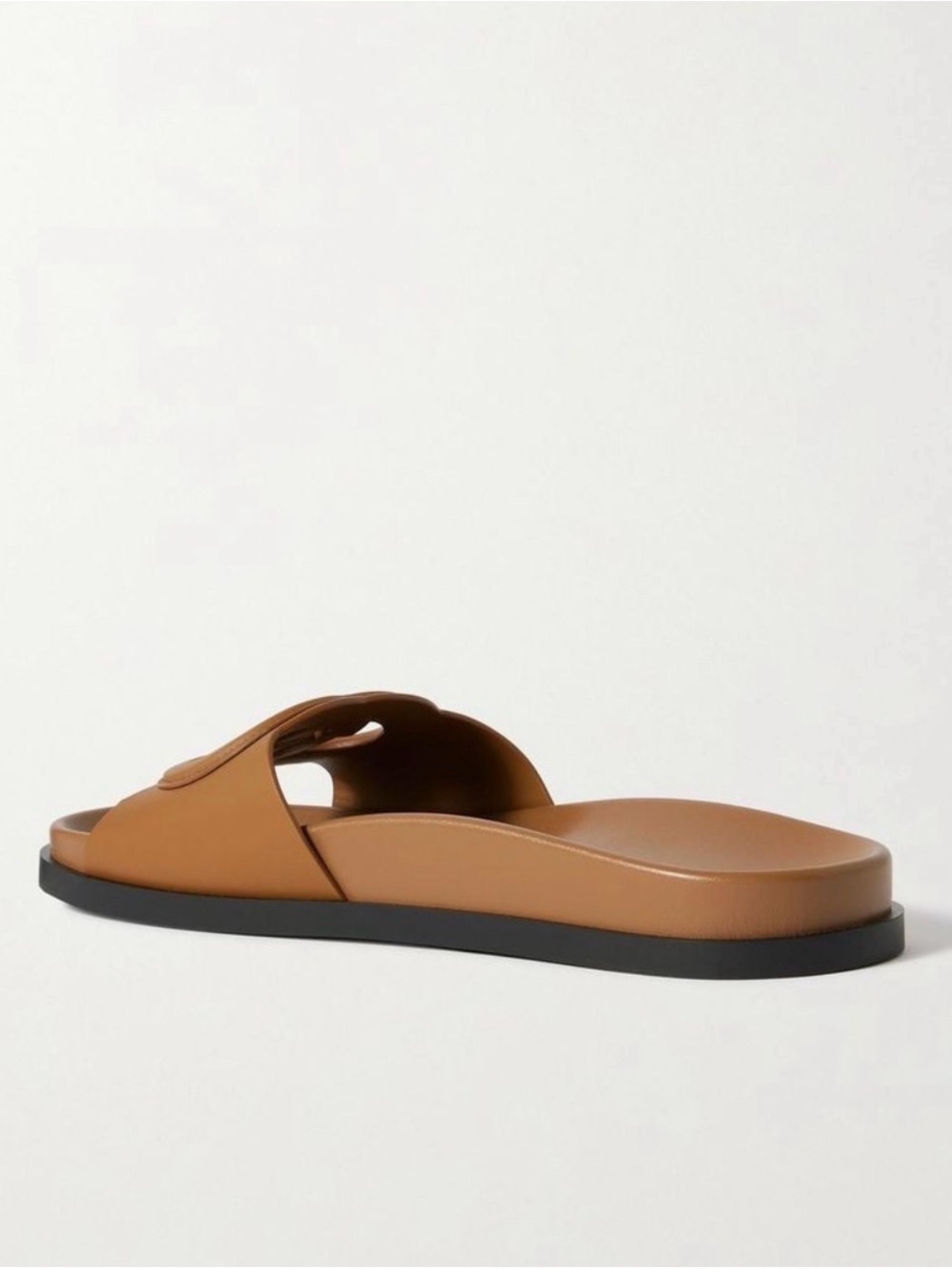 Gucci Tan Cosmos Leather Double-G Slide Sandals, Size 7 NWOB - Picture 4 of 8